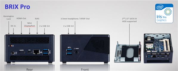 Steam Machine de Gigabyte (Brix Pro)