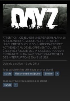 Les tags Steam