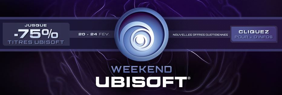 week-end Ubisoft sur Steam